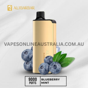 ALIBARBAR INGOT 9000 Puffs Blueberry Mint