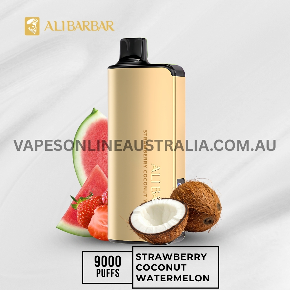 ALIBARBAR INGOT 9000 Puffs Strawberry Coconut Watermelon ALIBARBAR INGOT 9000 Puffs Strawberry Coconut Watermelon