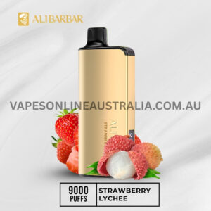 ALIBARBAR INGOT 9000 Puffs Strawberry Lychee