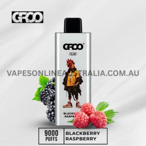 GROO Slim 9000 Puffs Blackberry Raspberry