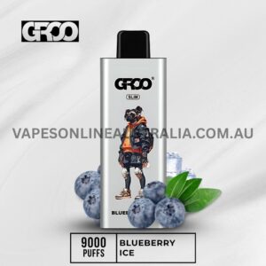 GROO Slim 9000 Puffs Blueberry Ice