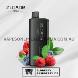 ZLOADR V9000 Bluberry Raspberry Ice