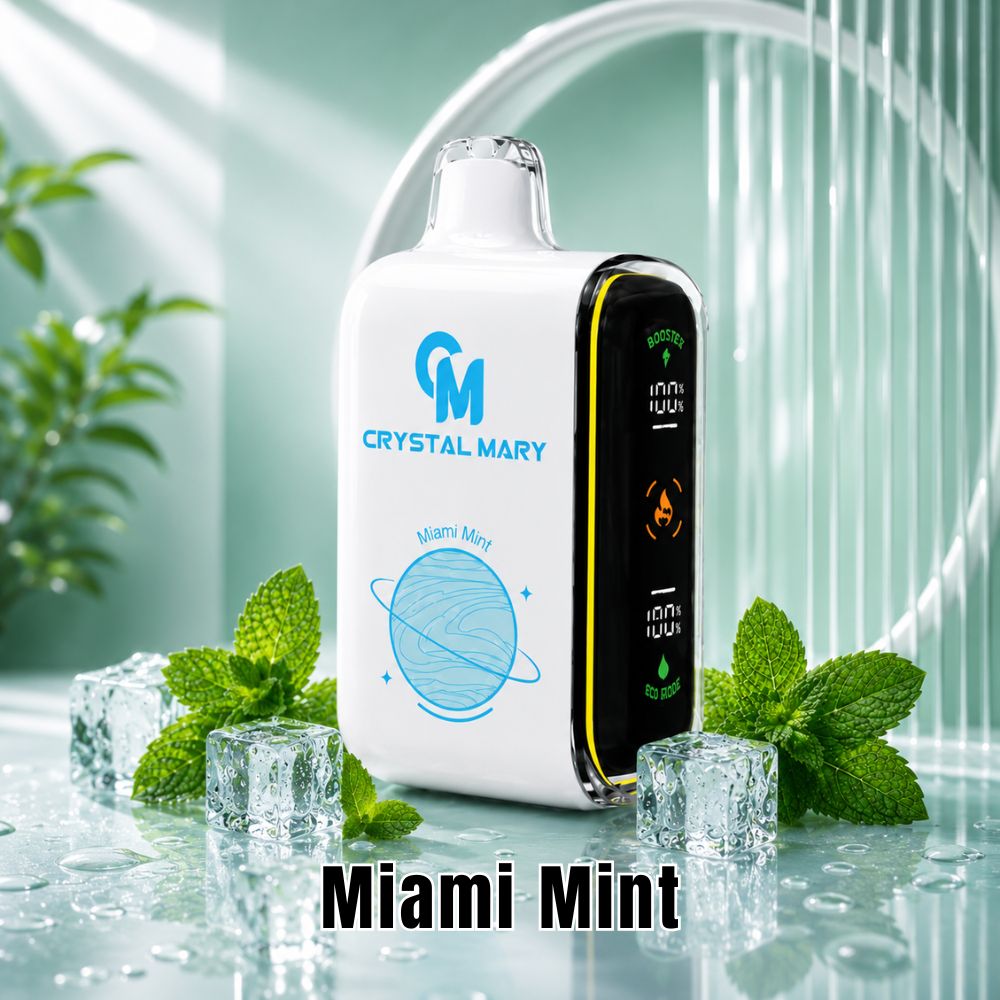 Crystal Mary Pulse 20000 Puffs Miami Mint Crystal Mary Pulse 20000 Puffs Miami Mint