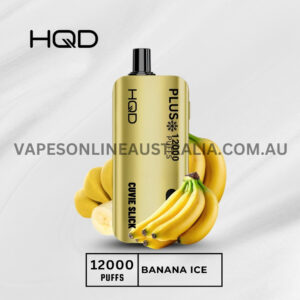 HQD Cuvie Slick Plus 12000 Puffs Banana Ice
