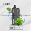 HQD Cuvie Slick Plus 12000 Puffs Black Ice