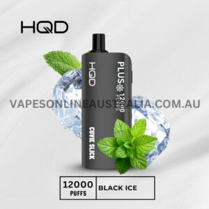 HQD Cuvie Slick Plus 12000 Puffs Black Ice