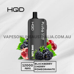HQD Cuvie Slick Plus 12000 Puffs Blackberry Cherry Pomegranate