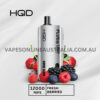 HQD Cuvie Slick Plus 12000 Puffs Fresh Berries