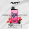 IGET Bar Pro 10000 Puffs Blackberry Pomegranate Cherry