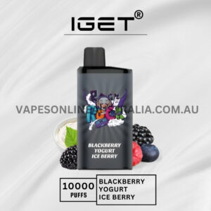 IGET Bar Pro 10000 Puffs Blackberry Yogurt Ice Berry