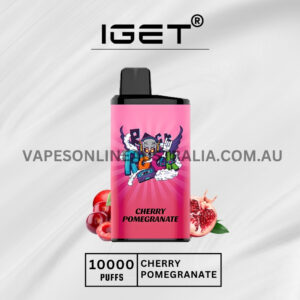 IGET Bar Pro 10000 Puffs Cherry Pomegranate