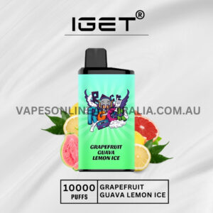 IGET Bar Pro 10000 Puffs Grapefruit Guava Lemon Ice