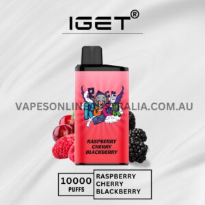 IGET Bar Pro 10000 Puffs Raspberry Cherry Blackberry