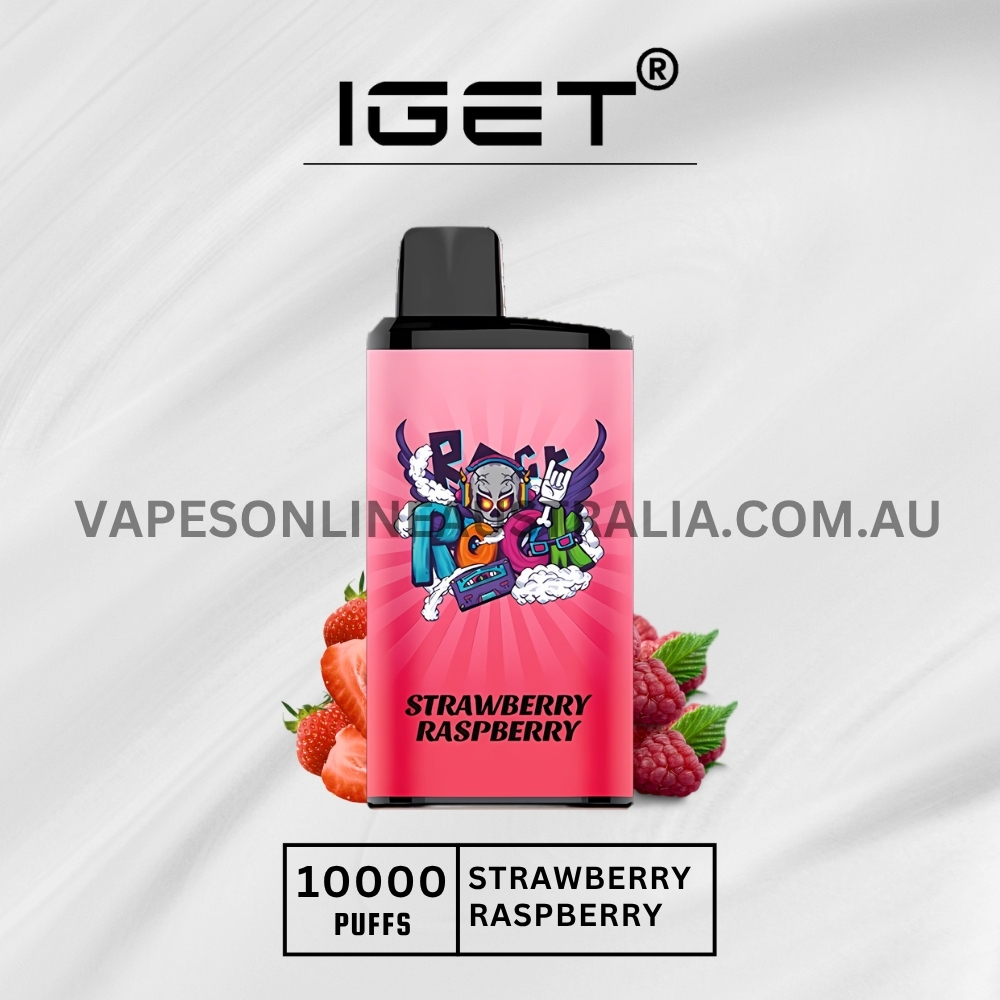 IGET Bar Pro 10000 Puffs Strawberry Raspberry IGET Bar Pro 10000 Puffs Strawberry Raspberry